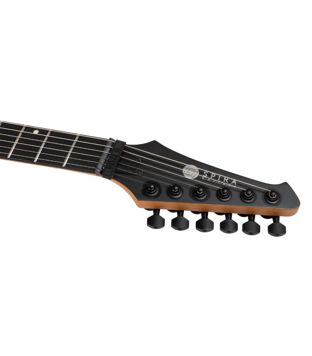 SPIRA Guitars X-400 MBK Satin Black