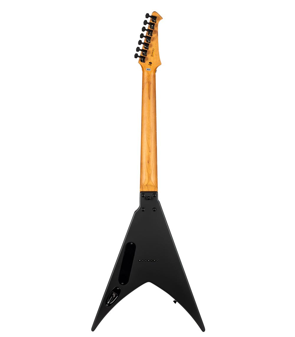 SPIRA Guitars V-407 MBK Satin Black