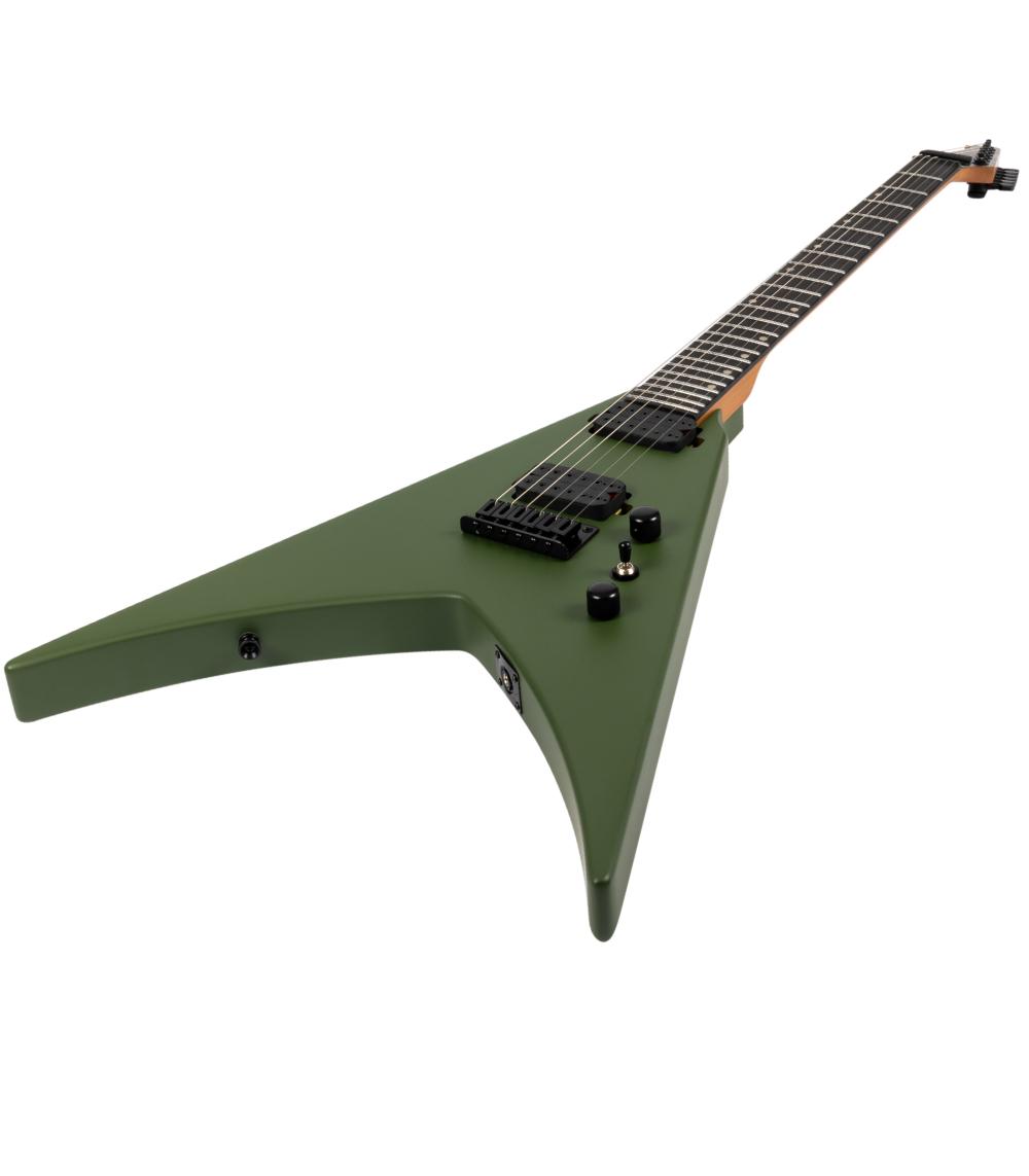 SPIRA Guitars V-400 MGR Satin Green
