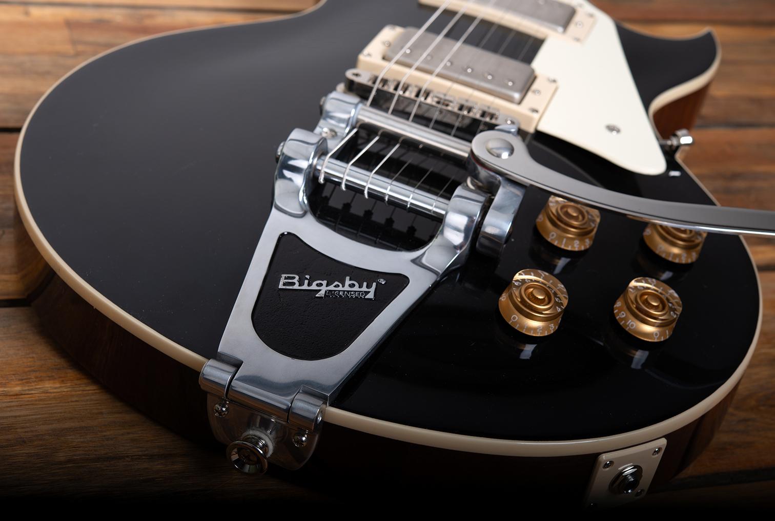 Stanford CR Fleetwood Onyx Black B7 Bigsby