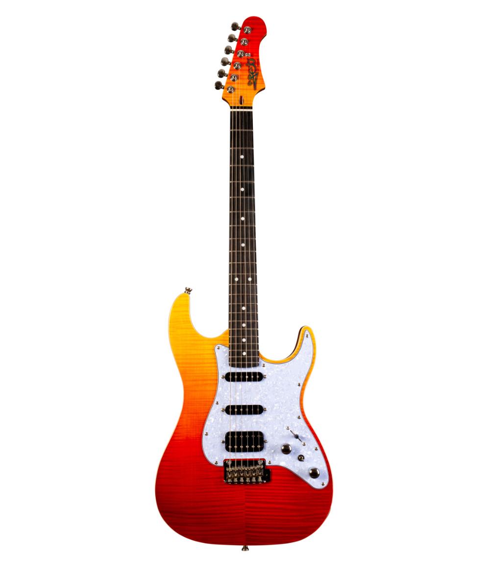 Jet Guitars JS-600 Transparent Red