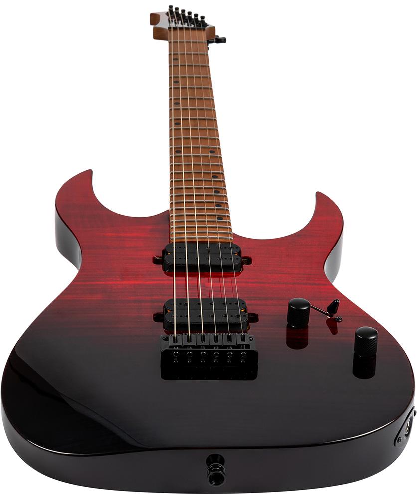 SPIRA Guitars S-450 Transparent Red