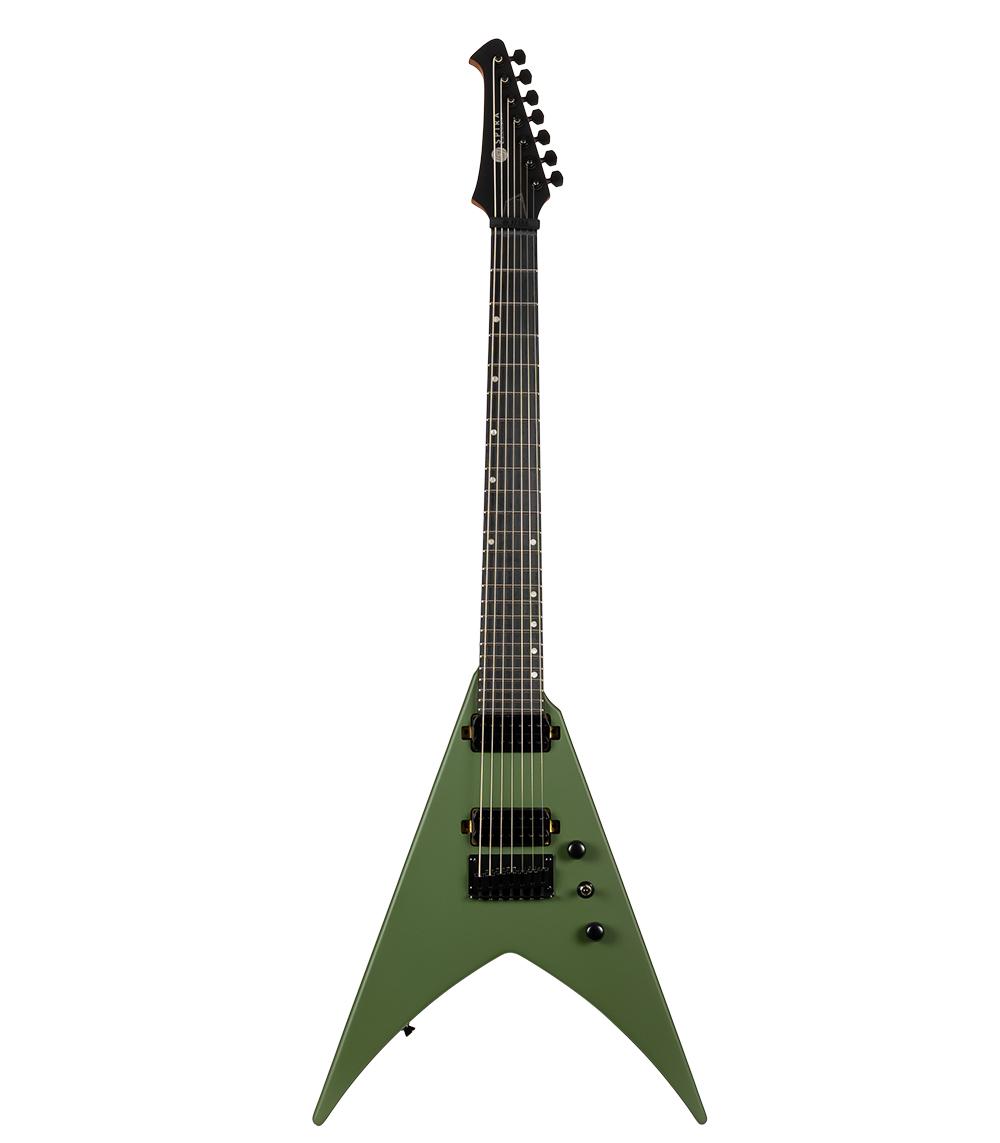 SPIRA Guitars V-407 MGR Satin Green