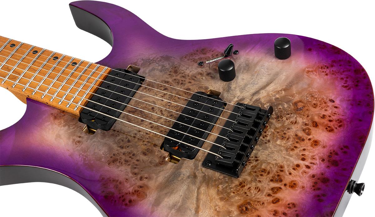 SPIRA Guitars S-457 Transparent Purple