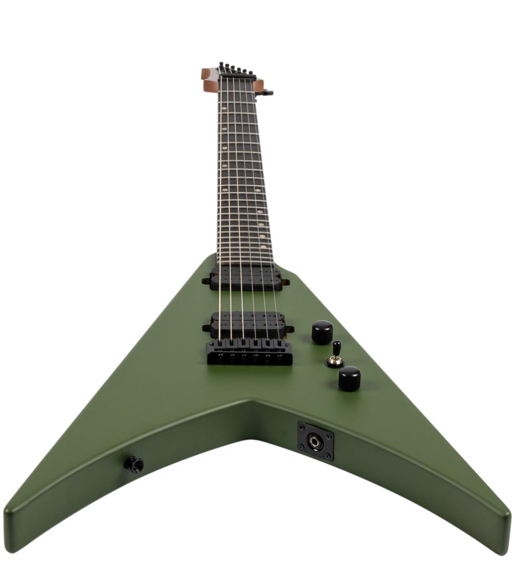 SPIRA Guitars V-400 MGR Satin Green