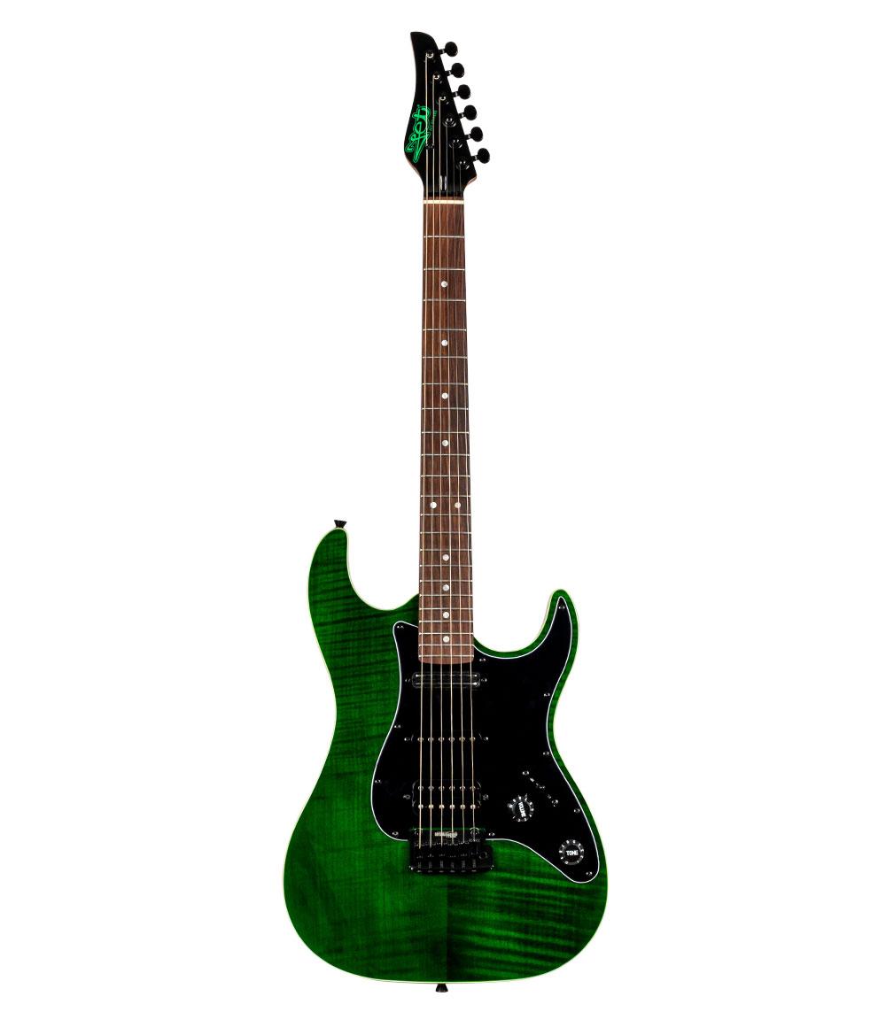 Jet Guitars JS-450 TGR R Transparent Green