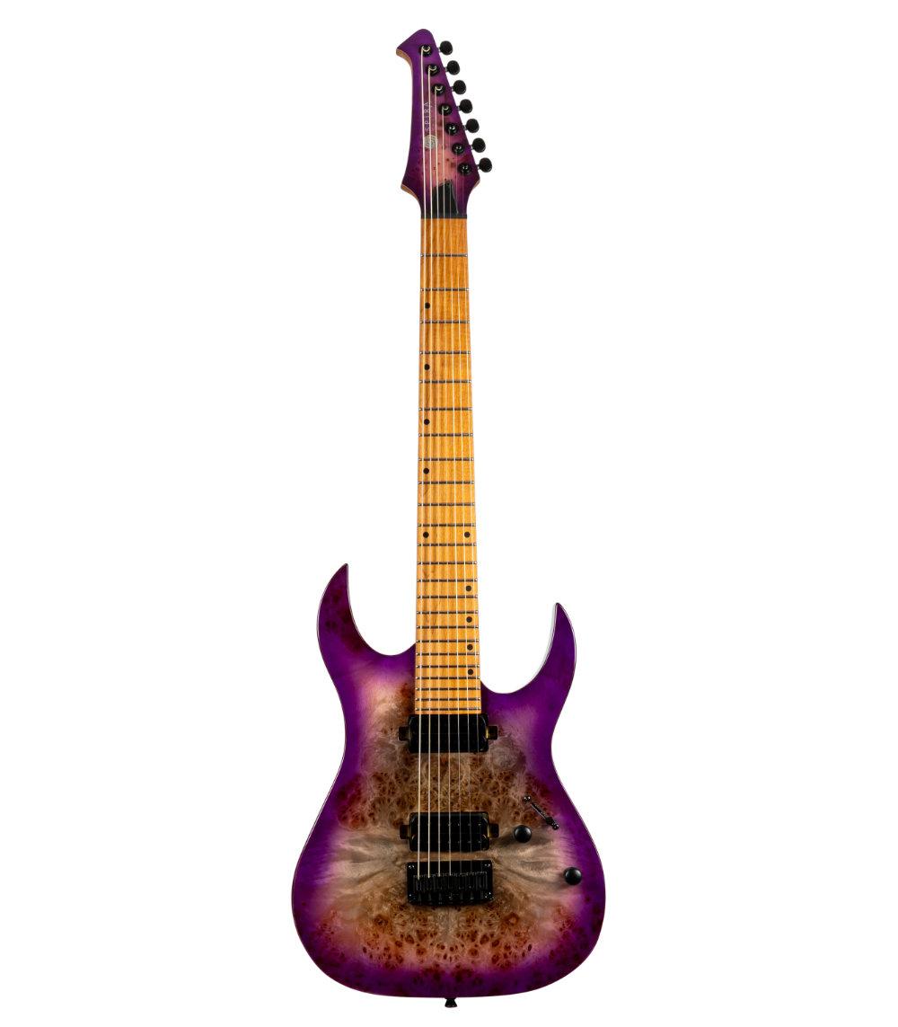 SPIRA Guitars S-457 Transparent Purple