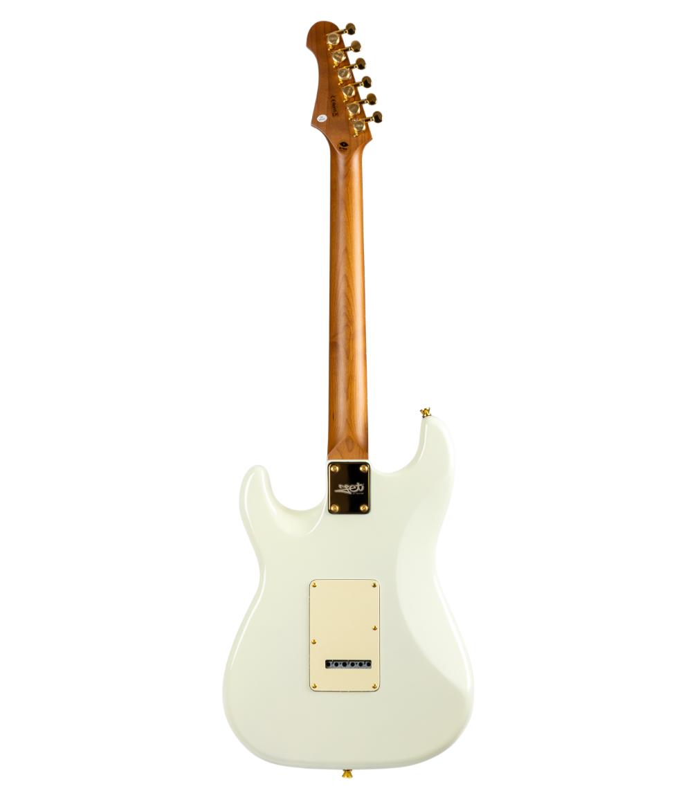 Jet Guitars JS-380 Olympic White Gold